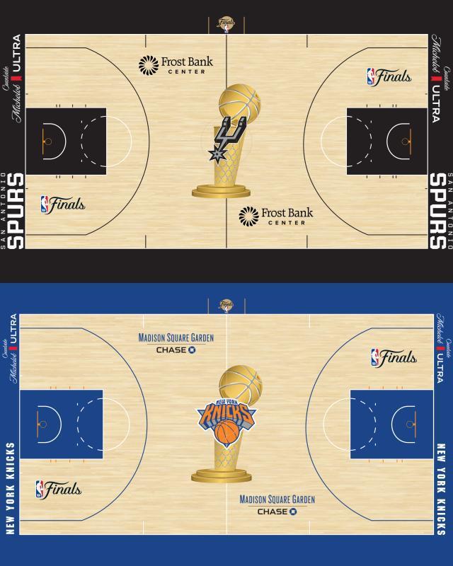 开云体育APP-经典回归！NBA总决赛地板迎回冠军金杯图案